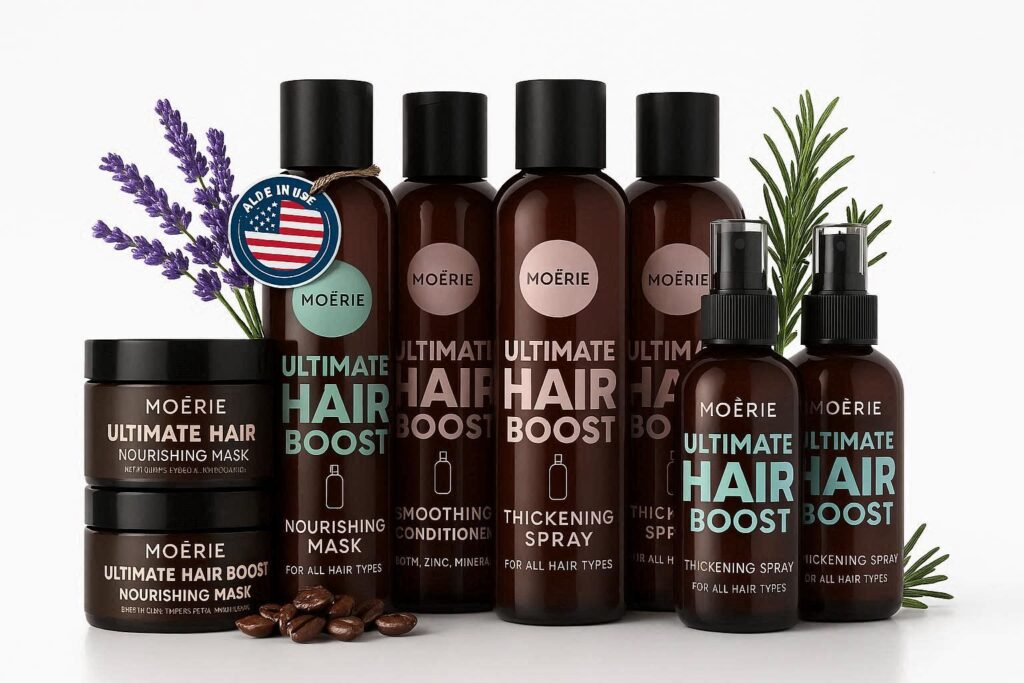 Product illustration for Moerie Haircare Set